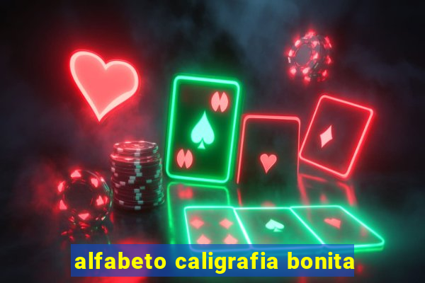 alfabeto caligrafia bonita